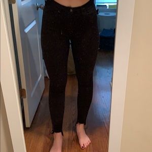 Black top shop jeans